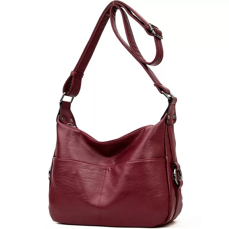 Новая женская кожаная верхняя сумка на плечо для отдыха Основная сумка|Сумки с