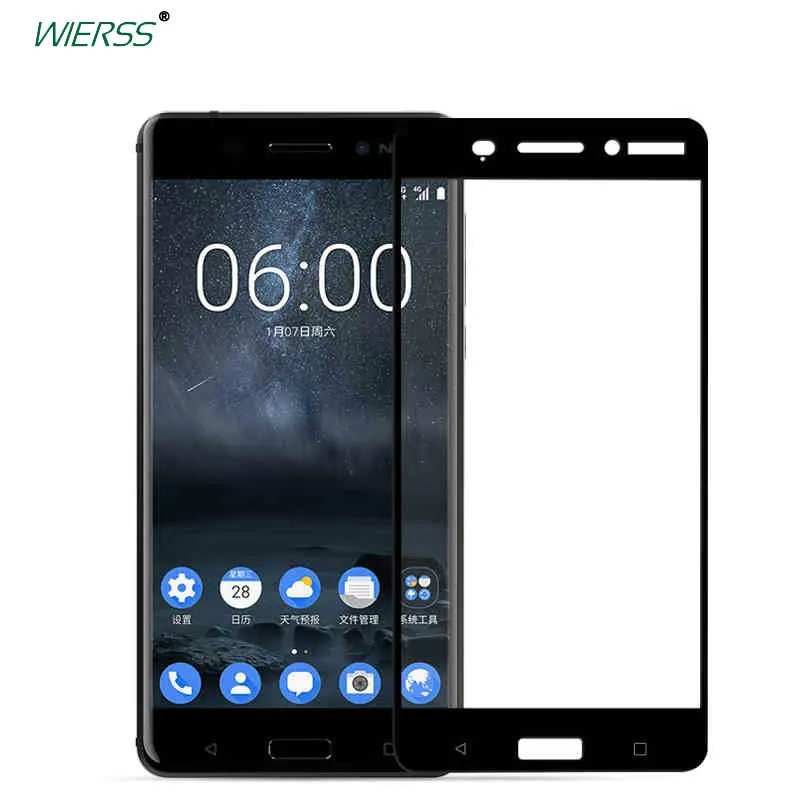 Для Nokia 6 (2017 Android 7 0) Nokia6 fFull защитная пленка из закаленного стекла для 8 TA 1012 plus|tempered