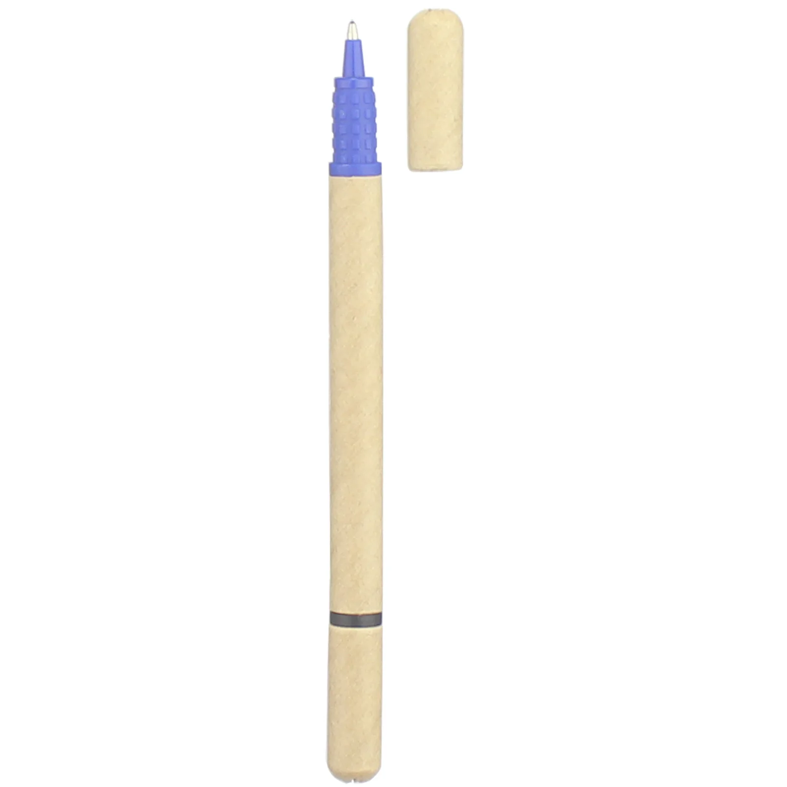 blue and black ink ЭКО шариковая ручка с двойным наполнением, шариковая ручка из переработанной бумаги, многоцветная шариковая ручка, индивидуальный поощрительный подарок, зеленая концепция рекламы - Цвет: blue and black ink