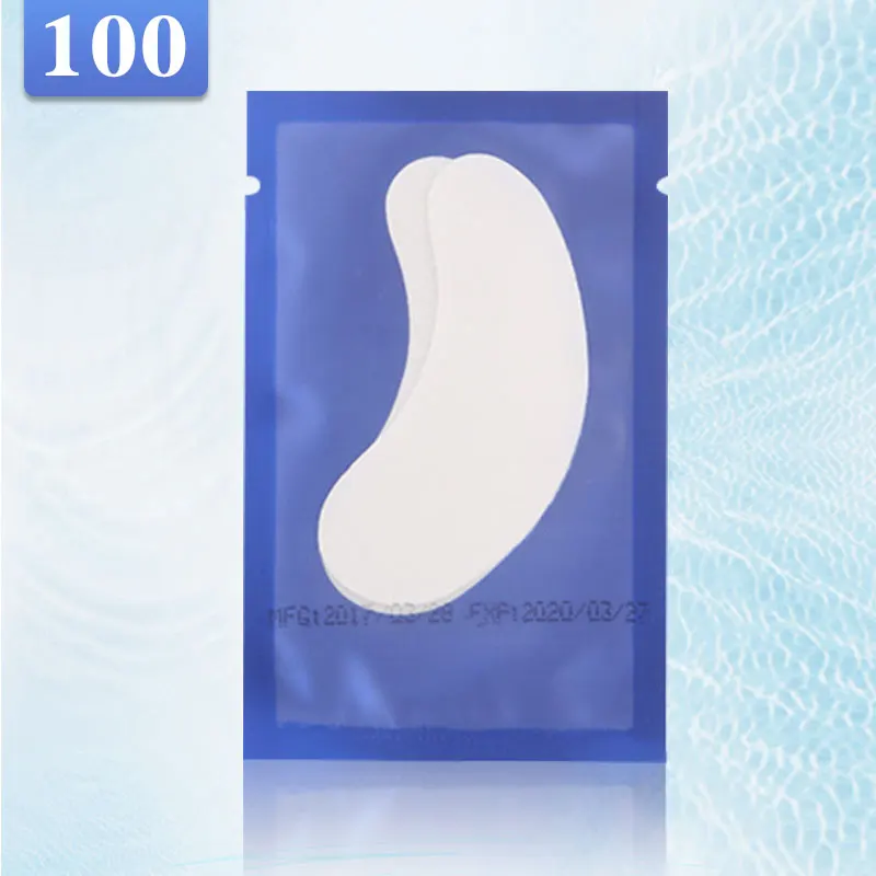 100 Pairs GJLash 30/50/100/200 пар для наращивания ресниц, подушечки для глаз против наращивание ресниц глаз подушечки для ресниц Pad гелевый патч Поддержка OEM - Цвет: 100 Pairs