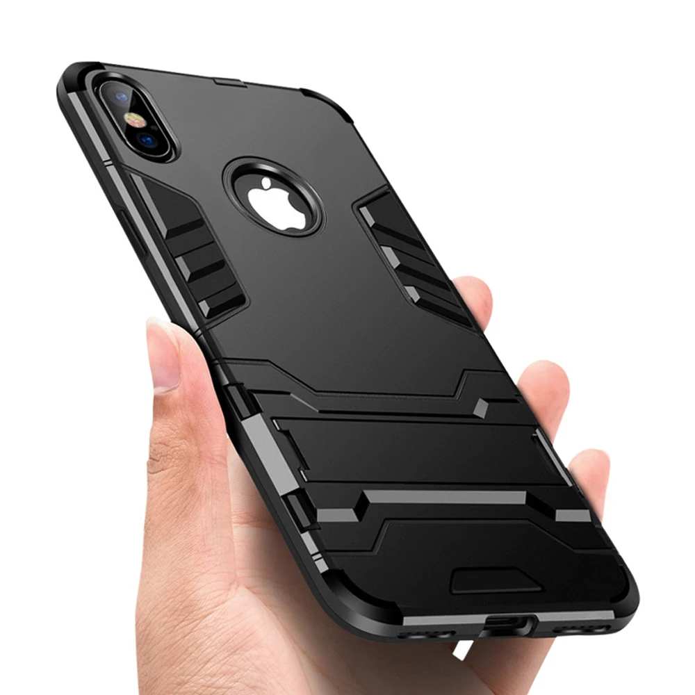 Противоударные бронированные чехлы для Iphone Xr чехол телефона бампер роскошный