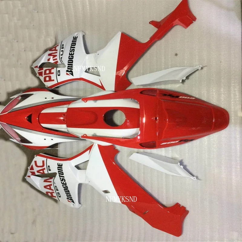 Белый красный впрыск 100% абс пластик Мотоциклы Обтекатели для Honda CBR600 RR 05 06 наборы