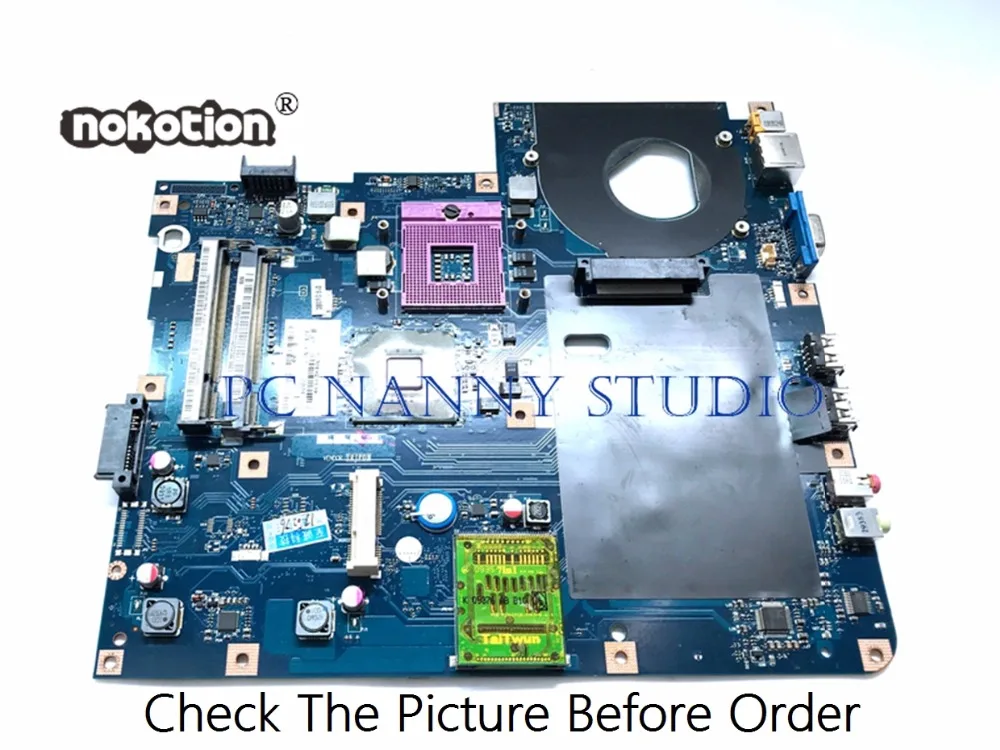 PCNANNY для ACER ASPIRE E525 E725 MBPGV02001 материнская плата GL40 LA 4851P DDR2 Материнская ноутбука