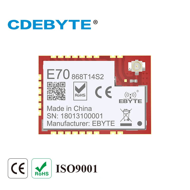 E70 868T14S2 ARM CC1310 868 МГц 25 МВт IPX Печать отверстие IOT uhf беспроводной приемопередатчик