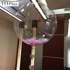 Шары воздушные, гелиевые, прозрачные, светящиеся воздушные шары Bobo, 10 шт.