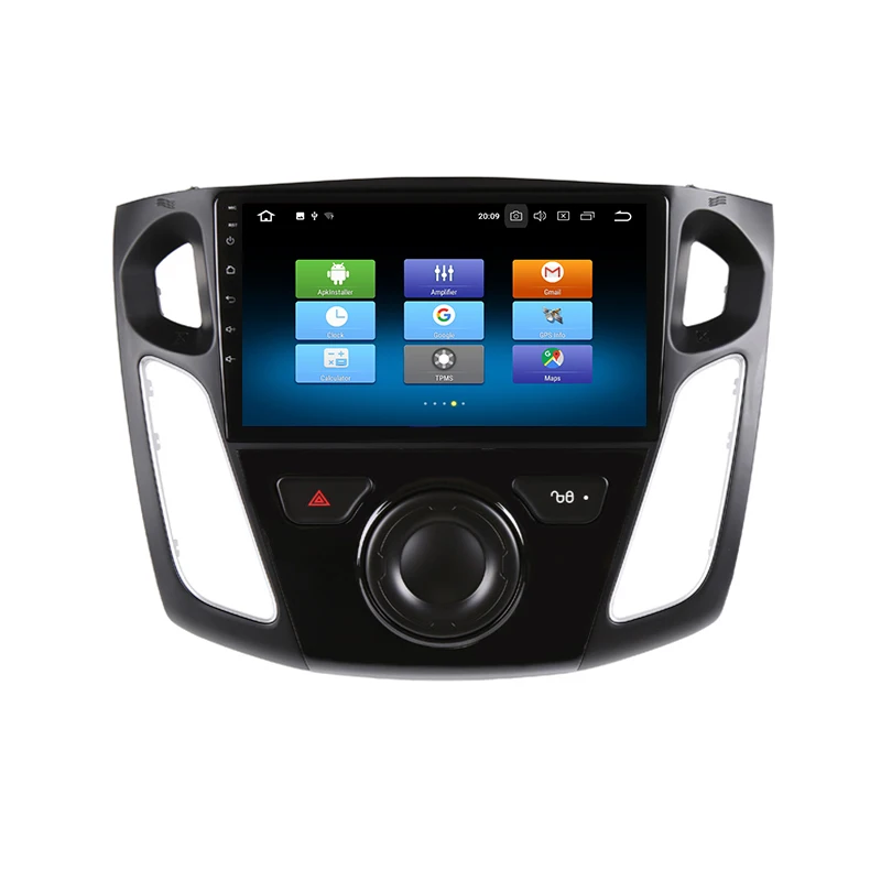 Автомобильный DVD плеер Lenvio 4 Гб ОЗУ 32 ПЗУ 8 ядер Android 9 0 GPS навигация для Ford Focus 3 2012 2013
