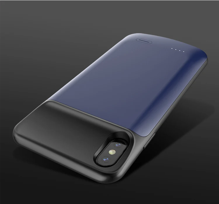 Чехол для зарядного устройства для iPhone X XS MAX XR чехол для аккумулятора power Bank чехол для зарядки s зарядное устройство ультра тонкий внешний чехол