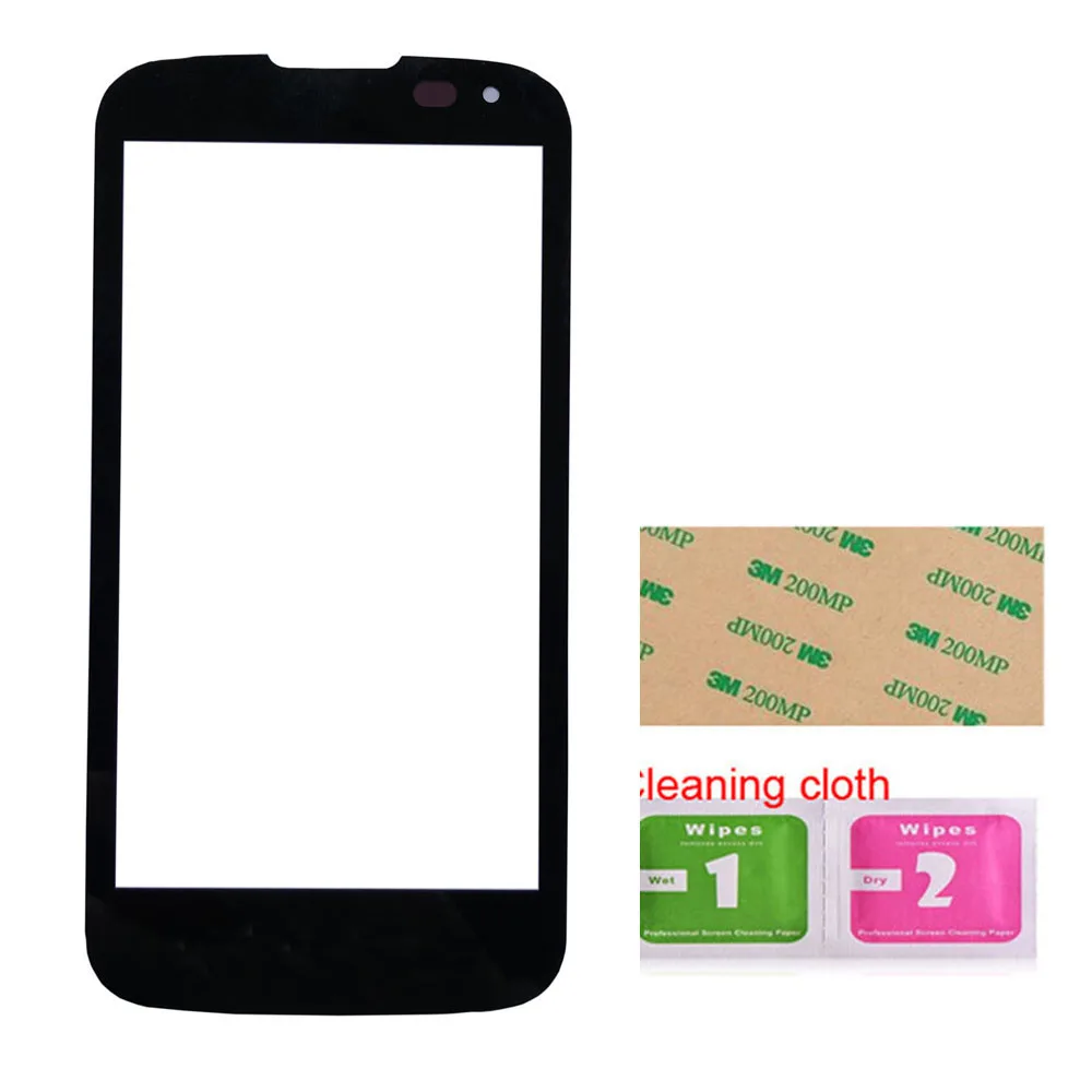 Black No Tools YRFF Мобильная передняя панель стекло для LG K3 LTE K100 K100DS LS450 Переднее стекло внешняя стеклянная крышка - Цвет: Black No Tools