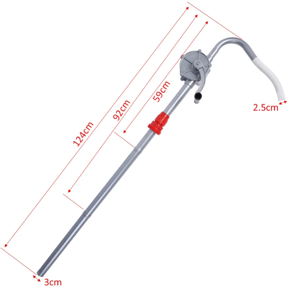 29Л/мин алюминиевый сплав вращающийся ручной масляный цилиндр барабанный насос
