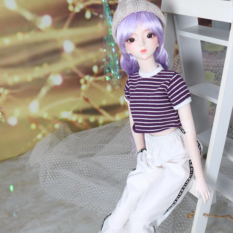 Наряды для 1/3 BJD кукла полосатая рубашка и слаксы, не подходит для Blyth куклы, просто одежда ледяная, SD, без куклы без обуви