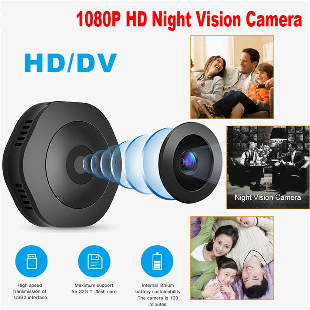 H6 DV мини камера HD 1080P видеокамера ночная версия экшн микро Спортивная Обнаружение
