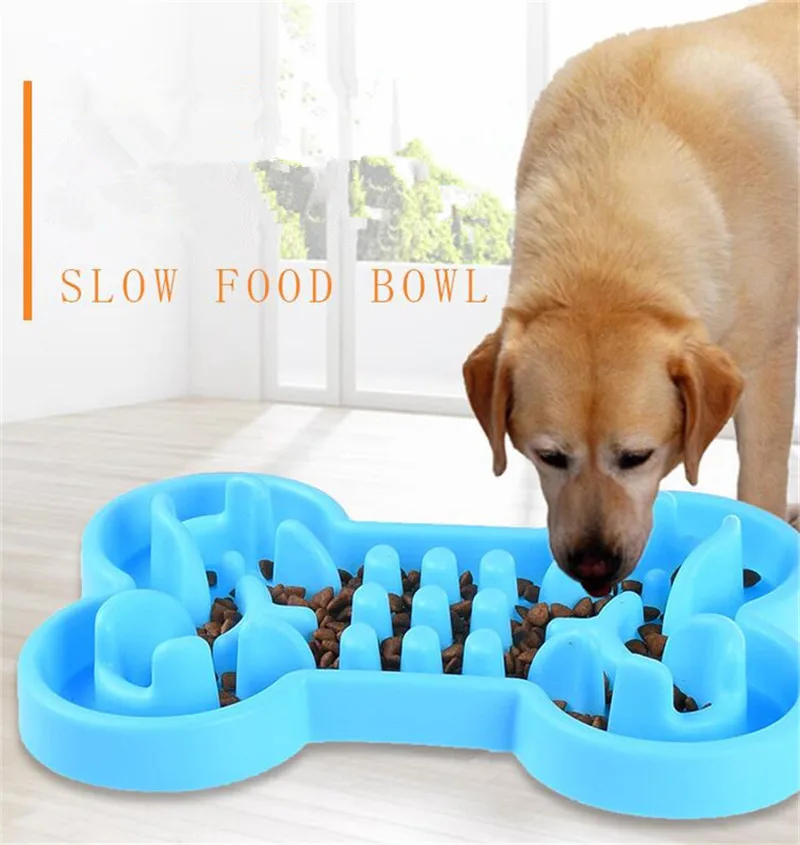 

E30 NEW pet bowls silicone slow food Bowl dog bowls bone design