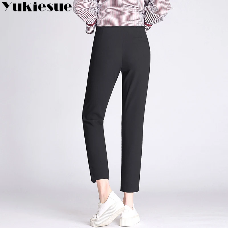 OL офисные женские брюки 2018 лето осень эластичный пояс обтягивающие повседневные