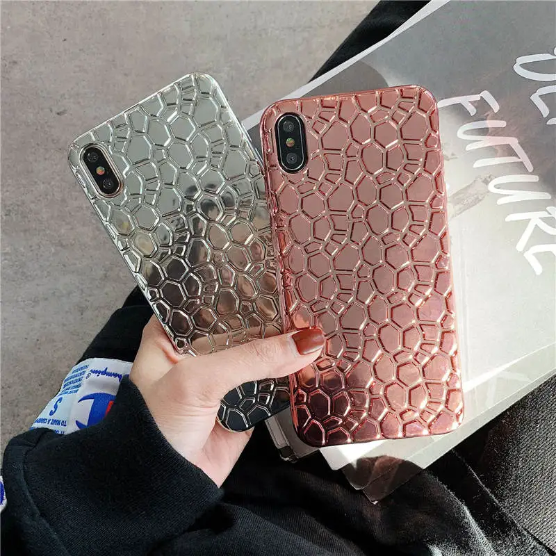 New Silver Crocodile All-Inclusive Soft Shell Anti-Fall Mobile Phone Case For Iphone 66S 6P 78 78plus X Xs Xr Xsmax |