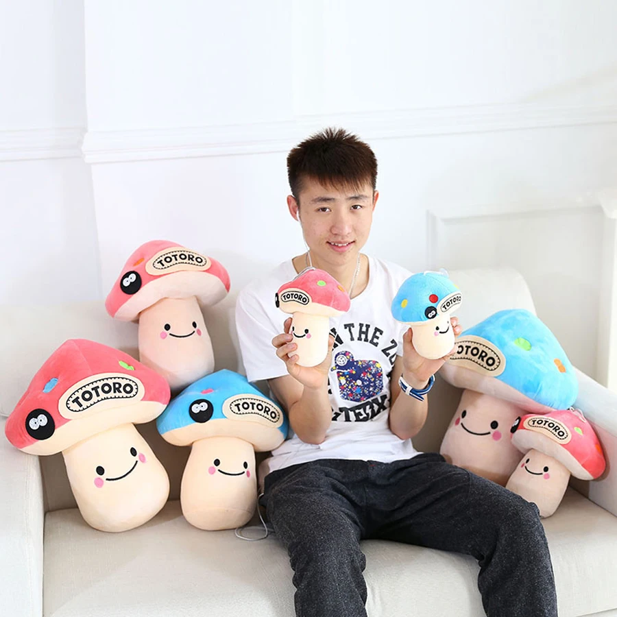 Cute Mushroom Plush Toy Pillows Large Stuffed Baby Doll Christmas Soft Toys Pillow Pelucia Children For Girls 80A0106 | Игрушки и хобби