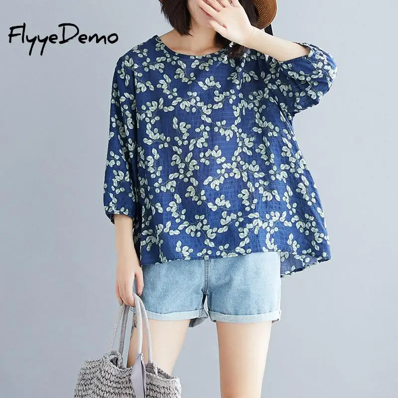Новинка 2020 женские футболки с цветочным принтом высококачественные топы рукавом