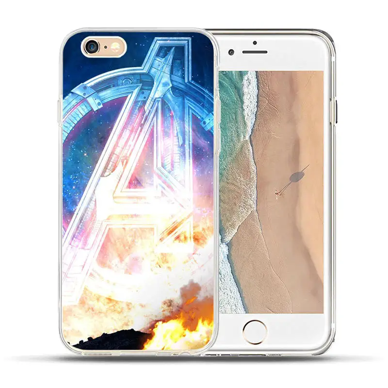 Чехлы с героями фильмов для iPhone X, XR, XS, Max, 8, 7, 6, 6S Plus, 5, 5S, SE, чехлы, мягкий силиконовый чехол, Marvel, Мстители, Fundas, Coques Etui