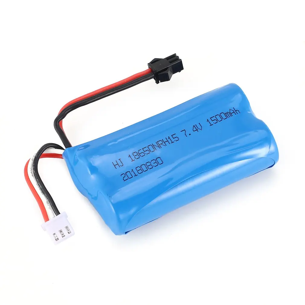 7 4 V 1500 мАч штекер SM Перезаряжаемые Li Ion Батарея с USB Зарядное устройство для RC