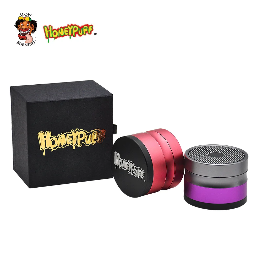 HONEYPUFF Dia.63mm H.47mm 4 слоя древней формы специй машинка для дробления и измельчения