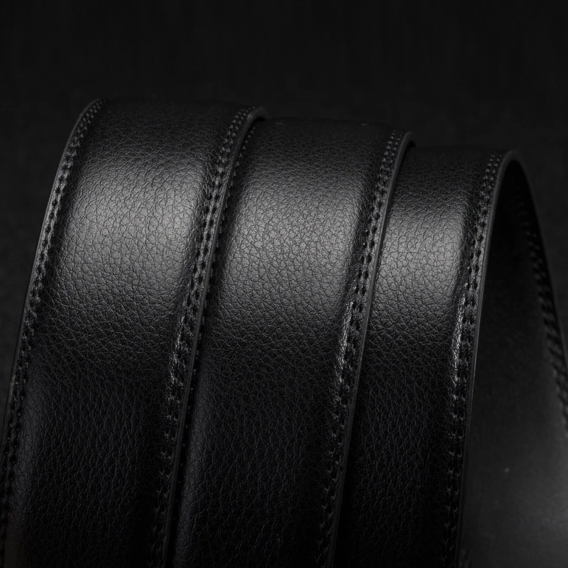 Мужские ремни с автоматической пряжкой из натуральной кожи дизайнерские мужские