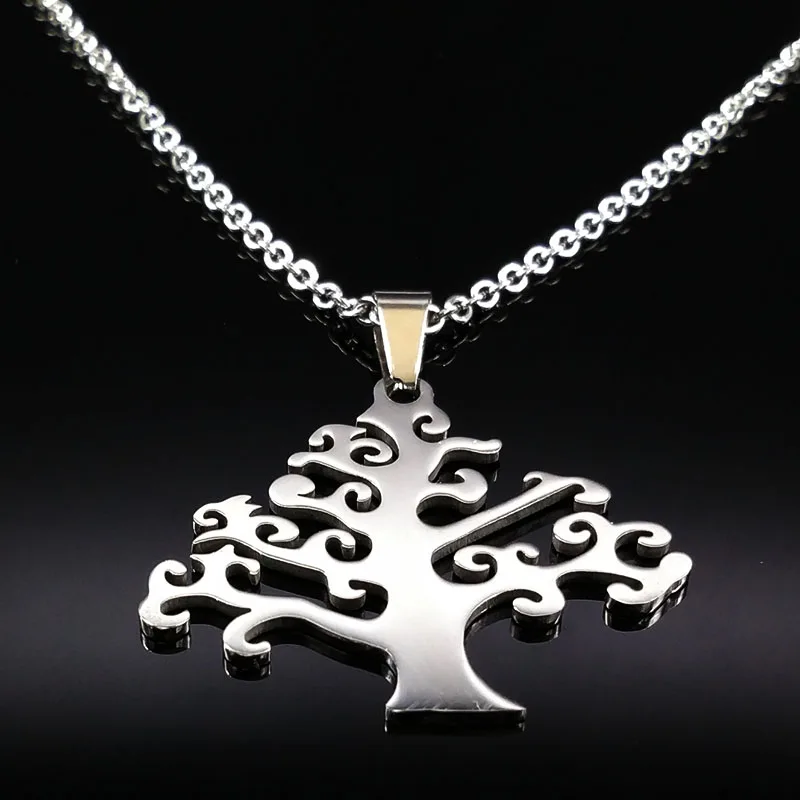 Женское Ожерелье из нержавеющей стали с изображением дерева жизни|jewelry belt|jewelry