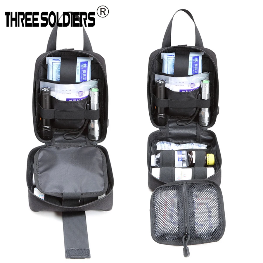 Outdoor tactical multi function Molle large medical bag field survival first aid kit accessories package | Спорт и развлечения