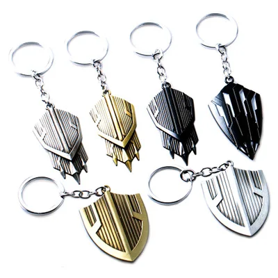 Avengers: Infinity War New Vibranium Shield Keychain Alloy Keyring Captain America Metal Pendant Men Women Jewelry Souvenir Gift | Украшения