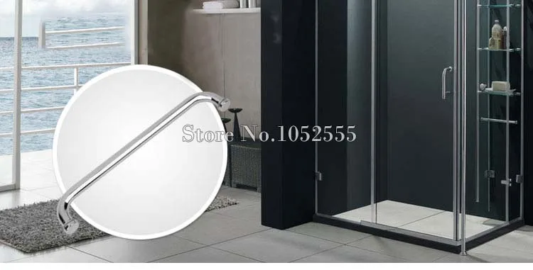 Высокое Качество 2 ШТ. Душ Ручки Из Нержавеющей стали Ванная Комната Ручку