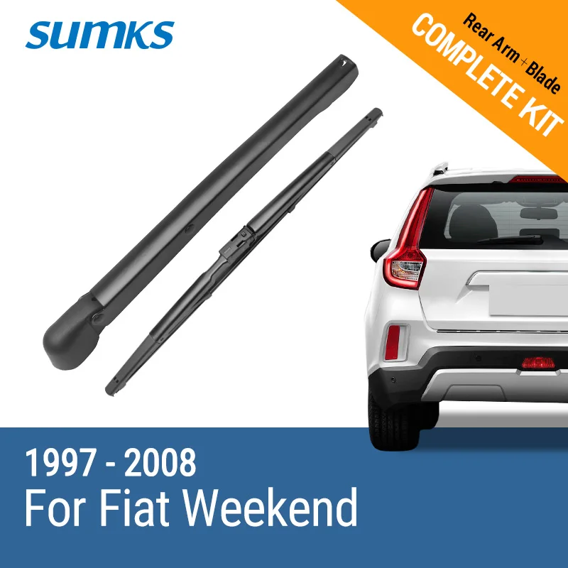 

SUMKS Rear Wiper & Arm for Fiat Weekend 1997 1998 1999 2000 2001 2002 2003 2004 2005 2006 2007 2008