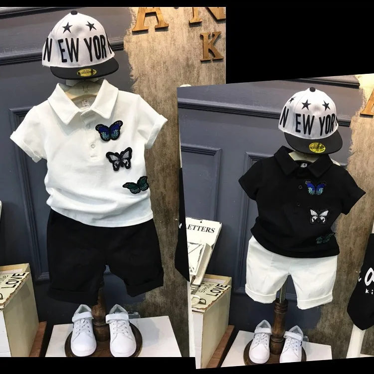 Футболка для мальчиков новинка 2018 летняя детская одежда детские топы с отложным