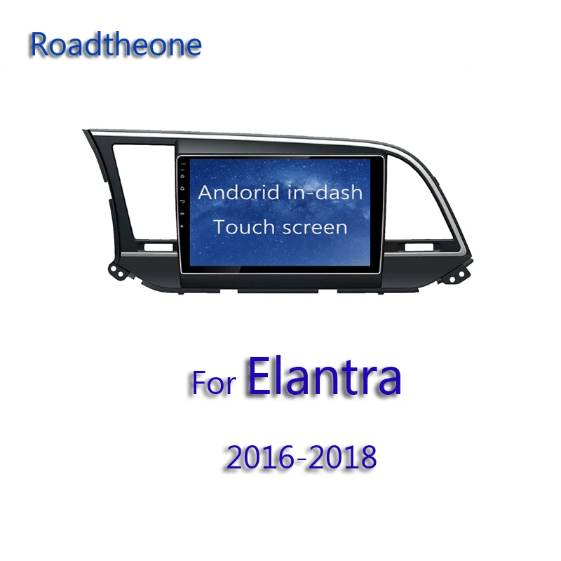 Для hyundai Elantra 2017 2016 2018 10 1 дюймов Автомобильный мультимедийный плеер carlog DSP wifi mirror