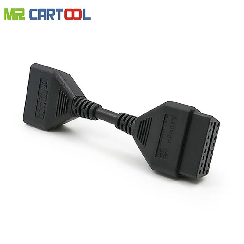 Обед X431 автомобиля OBD OBD2 14 см 16Pin соединитель для удлинителя авто легко инструмент