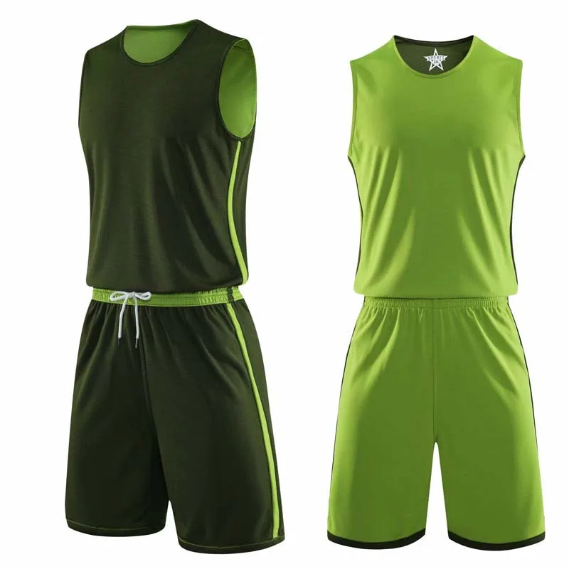 Новый мужской женский детский баскетбольный костюм для колледжа двухсторонний