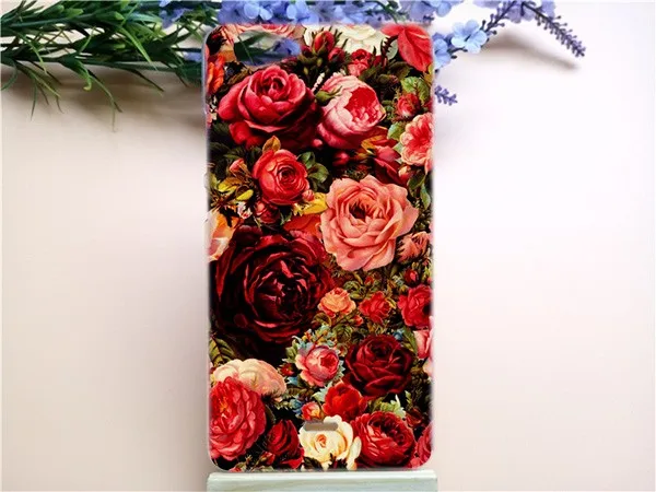 Пластиковый жесткий чехол с рисунком для Wiko pulp Fab 4G DIY красивые цветы крутой