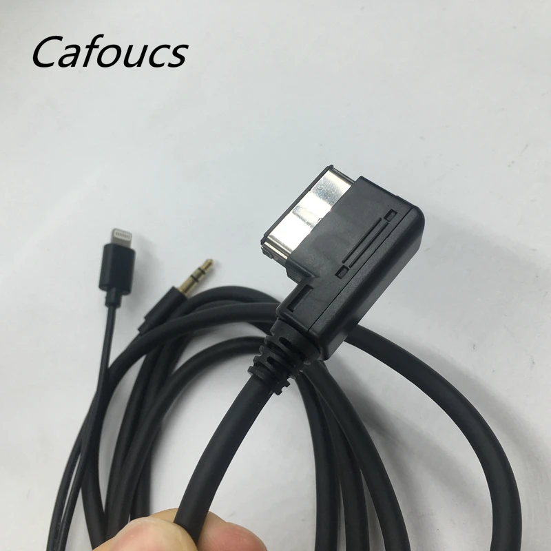 Cafoucs для MERCEDES BENZ MMI музыка Интерфейс AUX кабель 8 PIN адаптер Зарядка для iPod, iPhone 5 5S 6 6plus