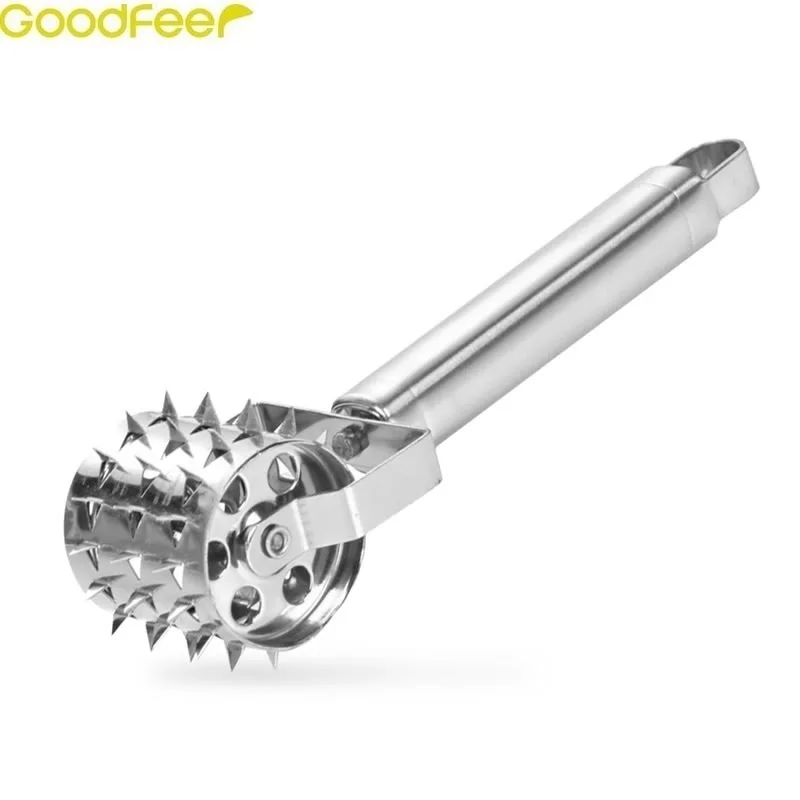 Goodfeer из нержавеющей стали вращающийся мясной тендеризатор стейк из свинины иглы многофункциональный пабала солода размягчители мяса& pouners