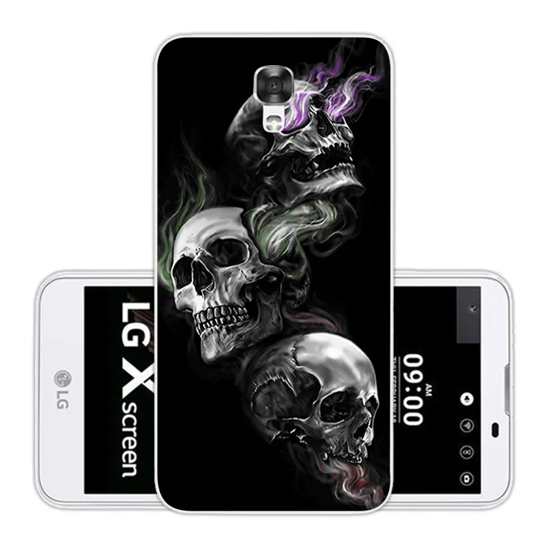 For LG X Screen Case Luxury Soft Silicone View / K500 K500N K500Y K500DS Phone Skuli Back Cover |