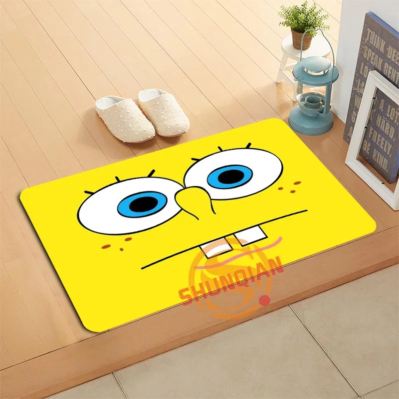 Пользовательские Губка Боб Коврик для ванной коврики для ног Pad Home Decor Ванная комната коврики дверной коврик A320#24