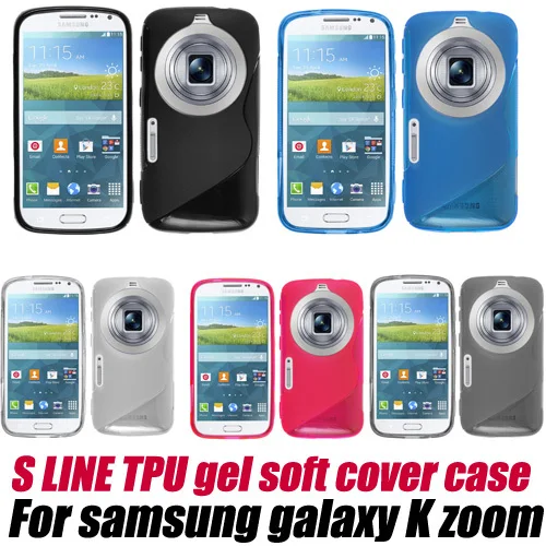 S линии ТПУ гель кожного покрова мягкий чехол для Samsung Galaxy K zoom (S5 ZOOM c1116) |