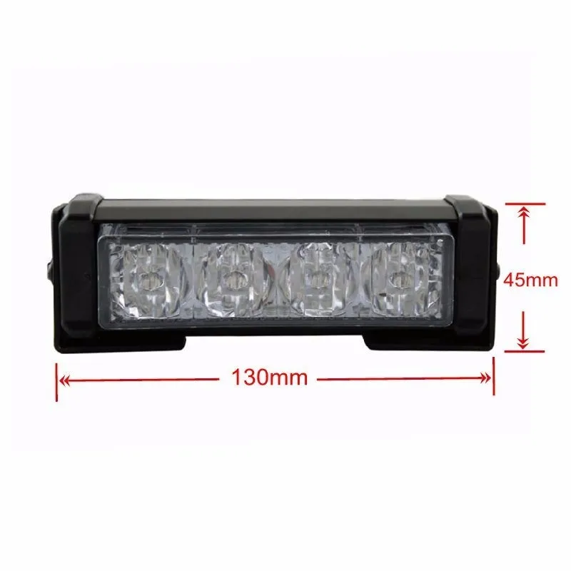 12 Led вождения мотоцикла светло-красный/синий/белый/желтый проблесковая вспышка полиции сигнальная лампа аварийного Маяк опасности сигнальная лампа