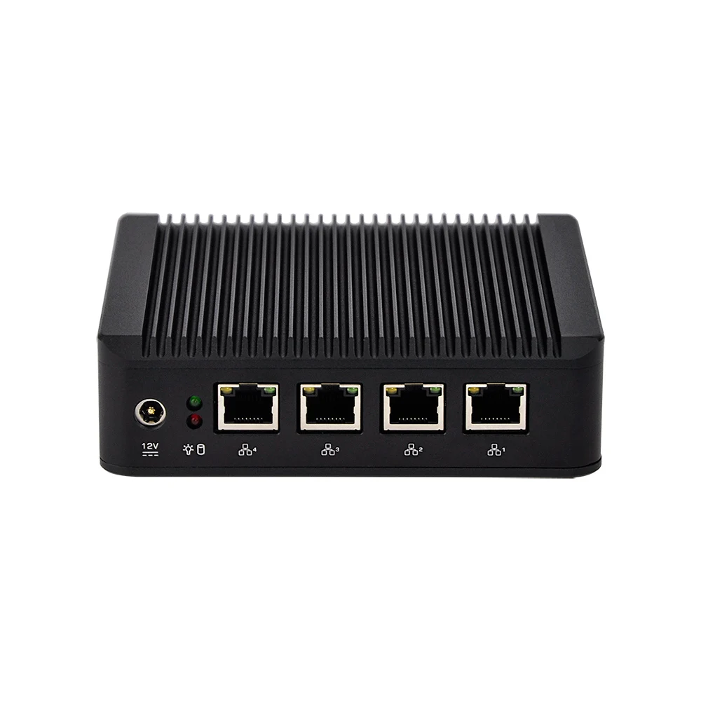Бесплатная доставка Qotom Mini PC 4 Lan Pfsense box Q190G4U J1900 четырехъядерный брандмауэр