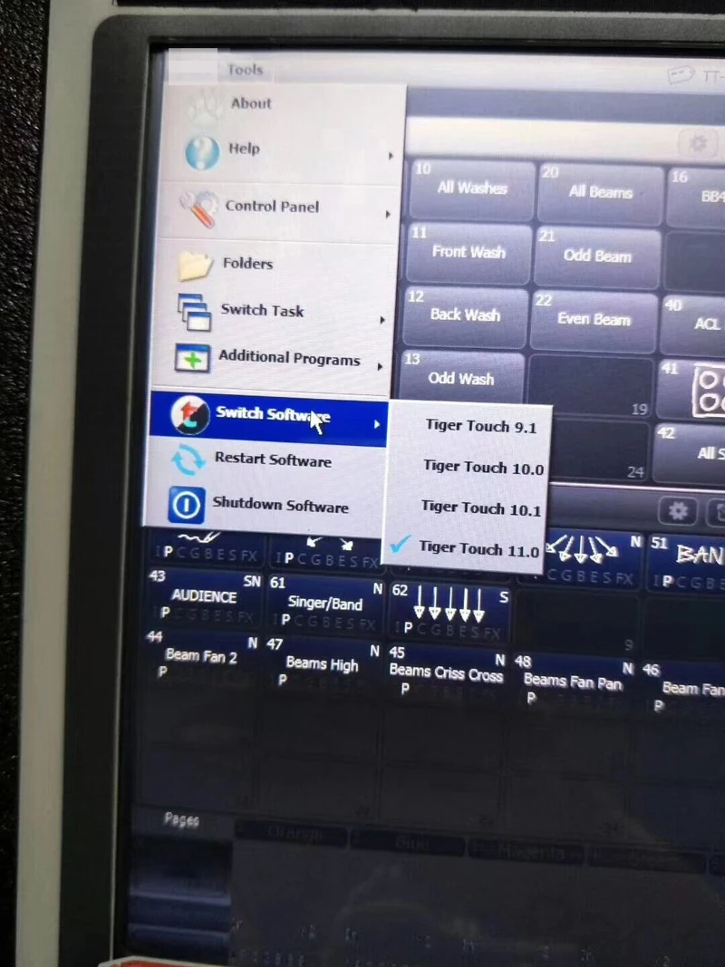 Tiger touch LIV сценический светильник консоль с чехол для DJ диско DMX контроллер точечный луч мыть светильник ing