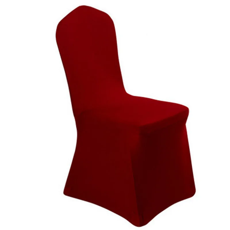 Универсальный Белый эластичный чехол для стула из спандекса и лайкры