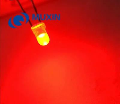 500 шт. мини-диод LED 3 мм красный цвет рассеянный круглый диодный светодиод