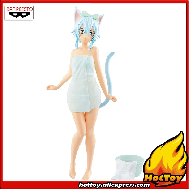 100% оригинальная коллекция Banpresto EXQ Figure Yukemuri Sinon от &quotSave Art Online: кодовый