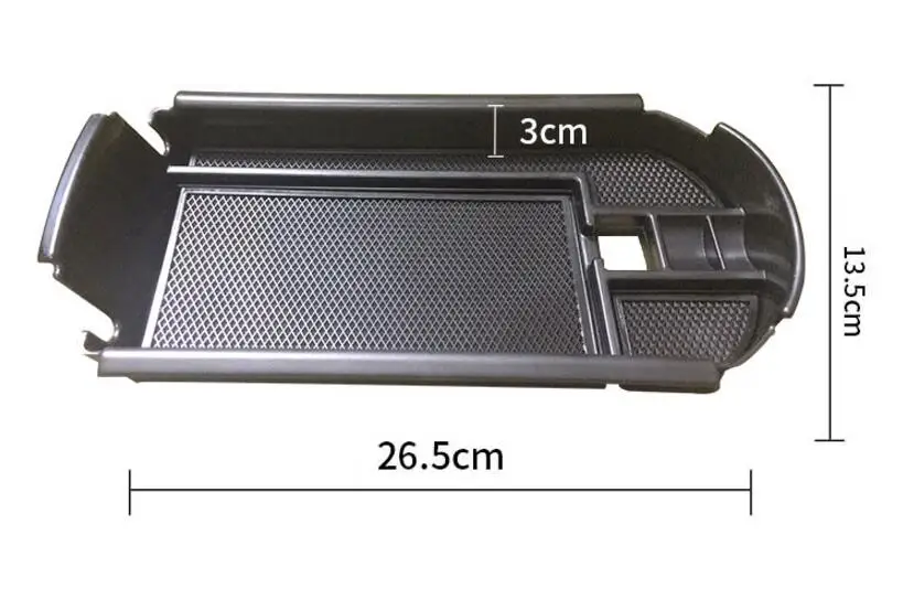 

For Toyota C-HR 2016 2017 Plastic Car-styling Storage Center Armrest Storage Box Glove Box Tray Storage Box