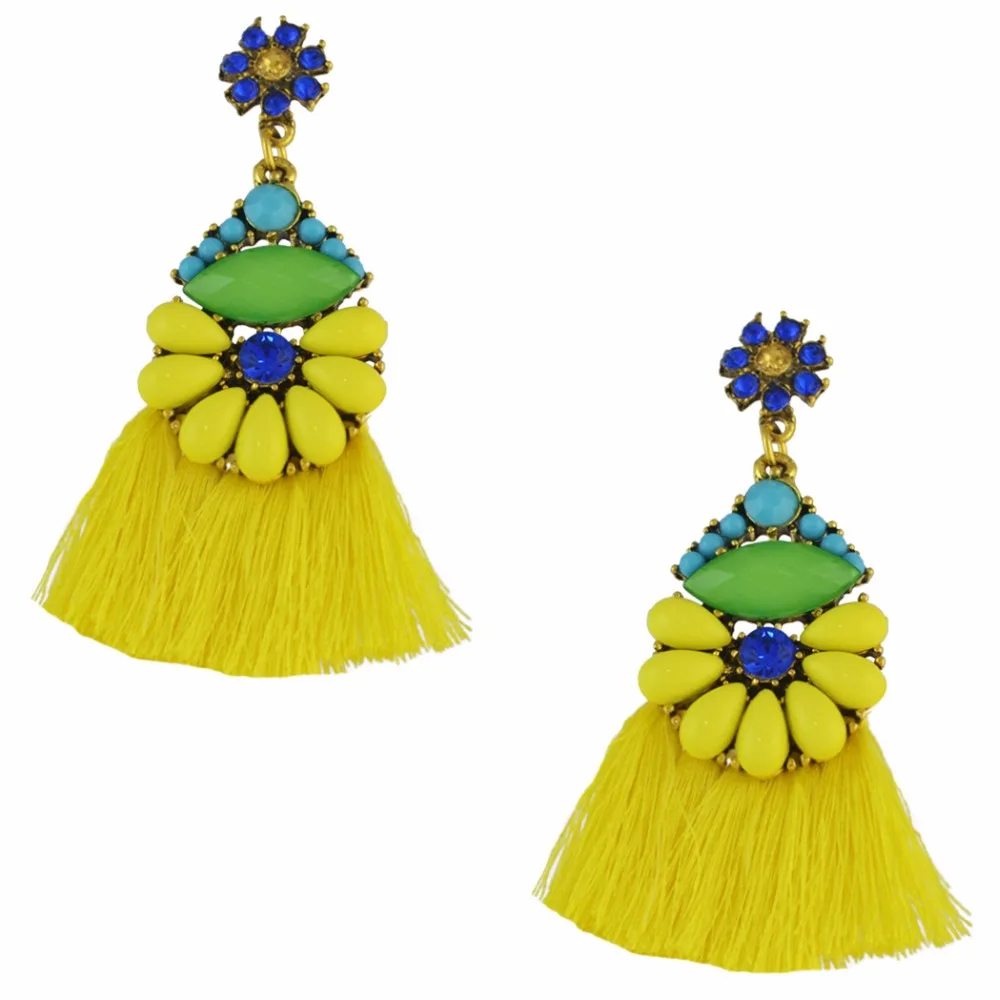 2018 новые модные богемные винтажные серебряные висячие серьги с подвеской в виде