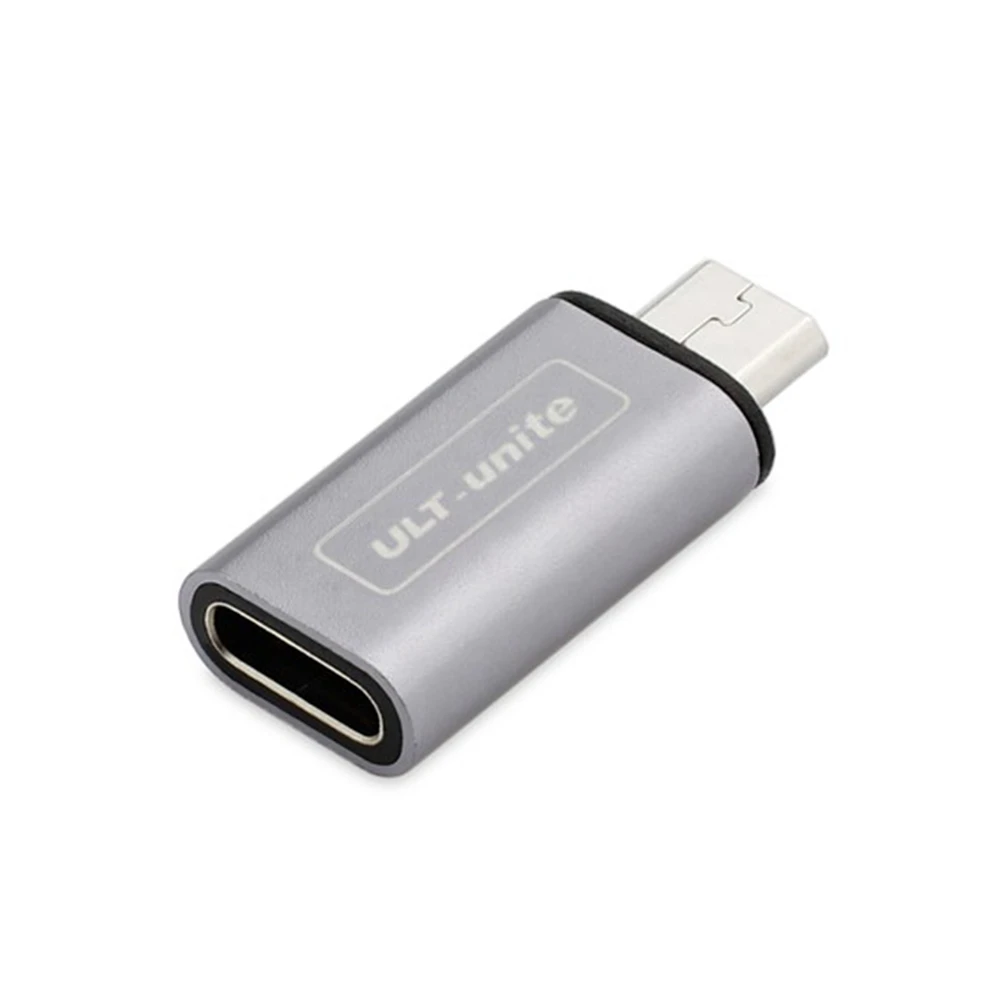 Переходник с USB 3 1 Type C на Micro 2 0 из металла розового золота высшего качества