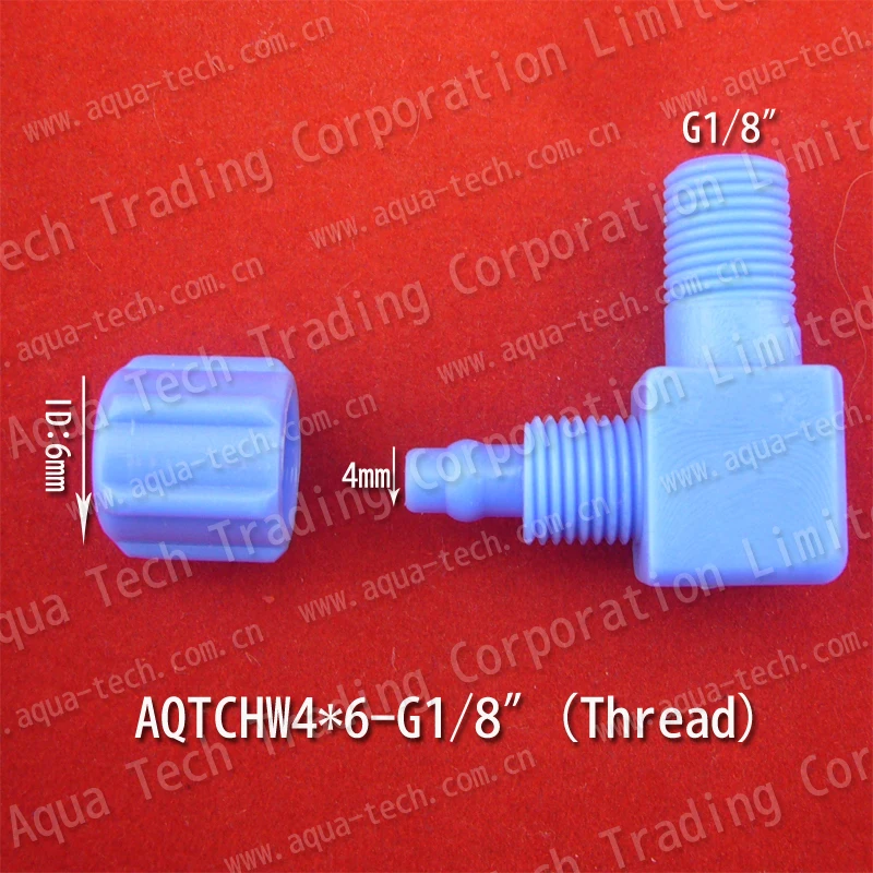 Фото AQTCHW4 * 6-G1/8 "пластиковый быстроразъемный коленчатый соединитель для шланга AQTCHW4 * 6-G1/8 "пластиковый быстроразъемный коленчатый соединитель для шланга