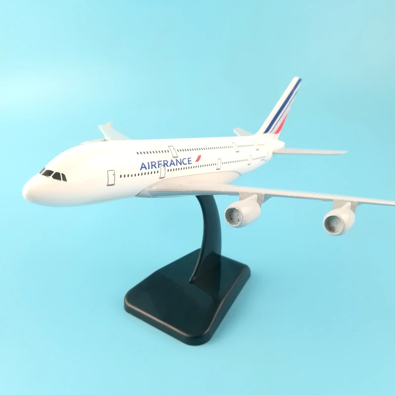 Модель самолета из металлического сплава AIR FRANCE A380 20 см | Игрушки и хобби
